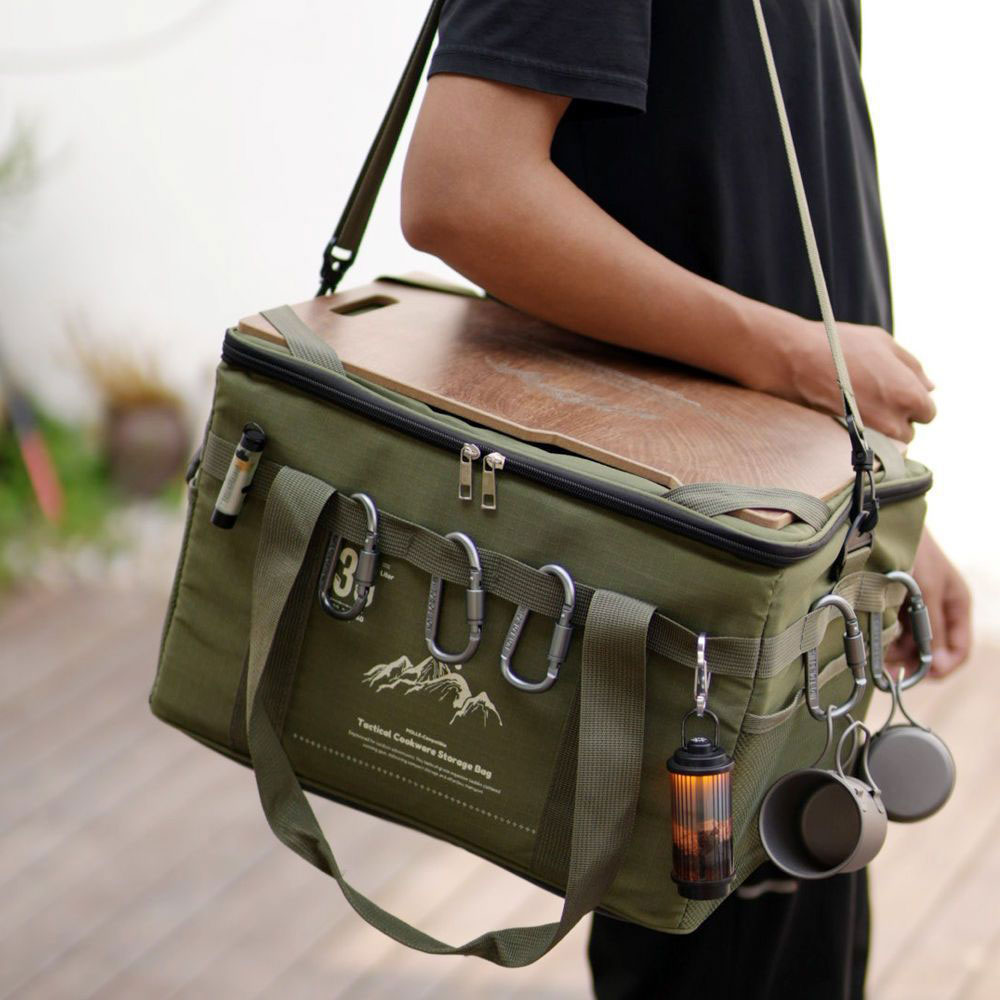 Camping Cooking Organizer - 36L タクティクス ピクニックバッグ 防水 トラベルオーガナイザー サーマルパック