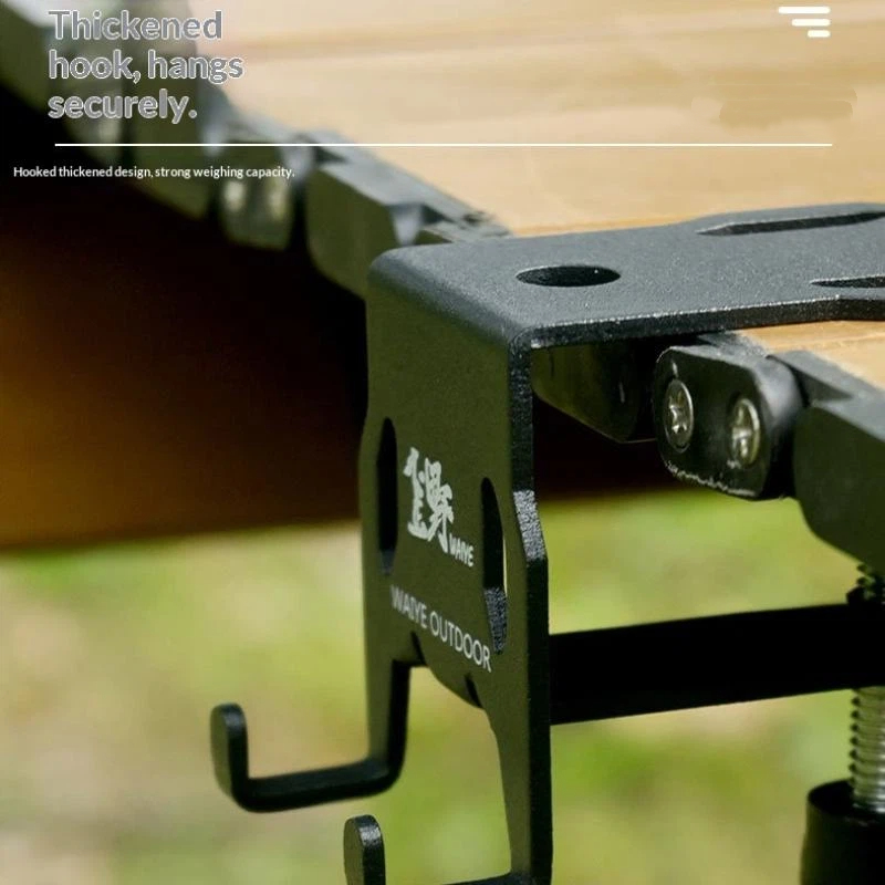 Camping Cooking Table - ガス缶ホルダー アウトドア用吊り下げプレート ボトルオープナー キャンプ用ストーブタンクホルダー テーブル設置用 ポータブル調理器具