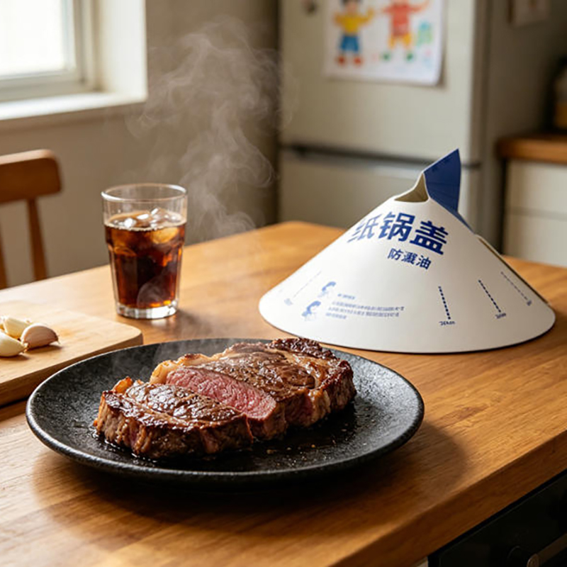 サイズ調整可能な使い捨て紙製鍋蓋。油はね防止、焦げ付き防止。 - Camping Hiking Cooking のレビューと価格