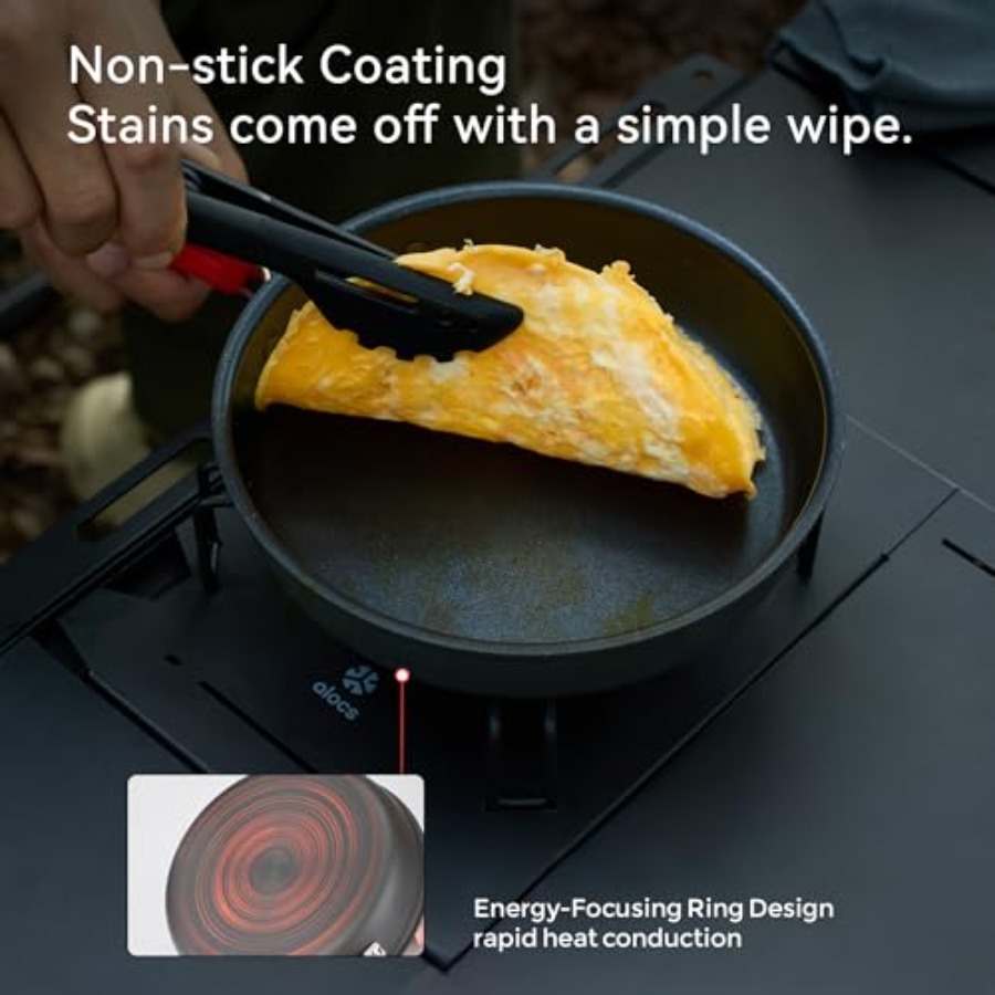 軽量キャンプ用調理器具セット、ポータブルキャリーバッグ付き  - Camping Hiking Cooking のレビューと価格