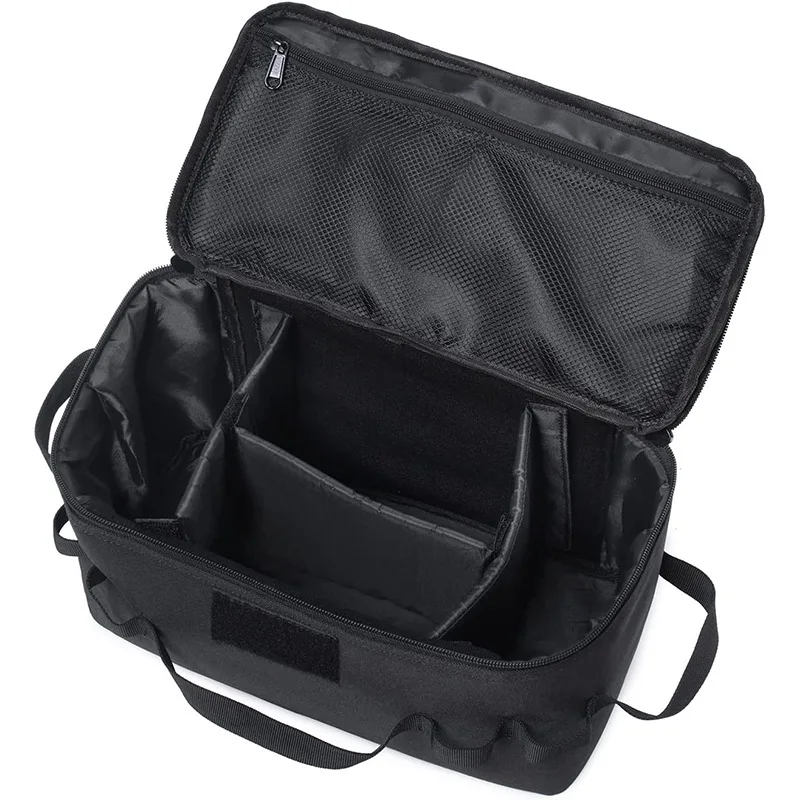 屋外キャンプ用ガスボンベ収納バッグ、大容量、ペグや工具を収納 - Camping Cooking Organizer のレビューと価格