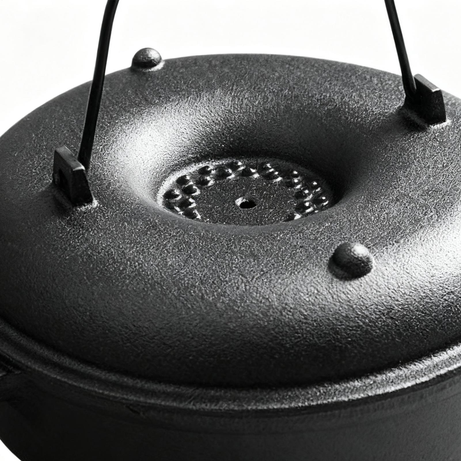焦げ付き防止の調理器具、取っ手付き鋳鉄製キャンプダッチオーブ - Camp Dutch Oven Cast のレビューと価格