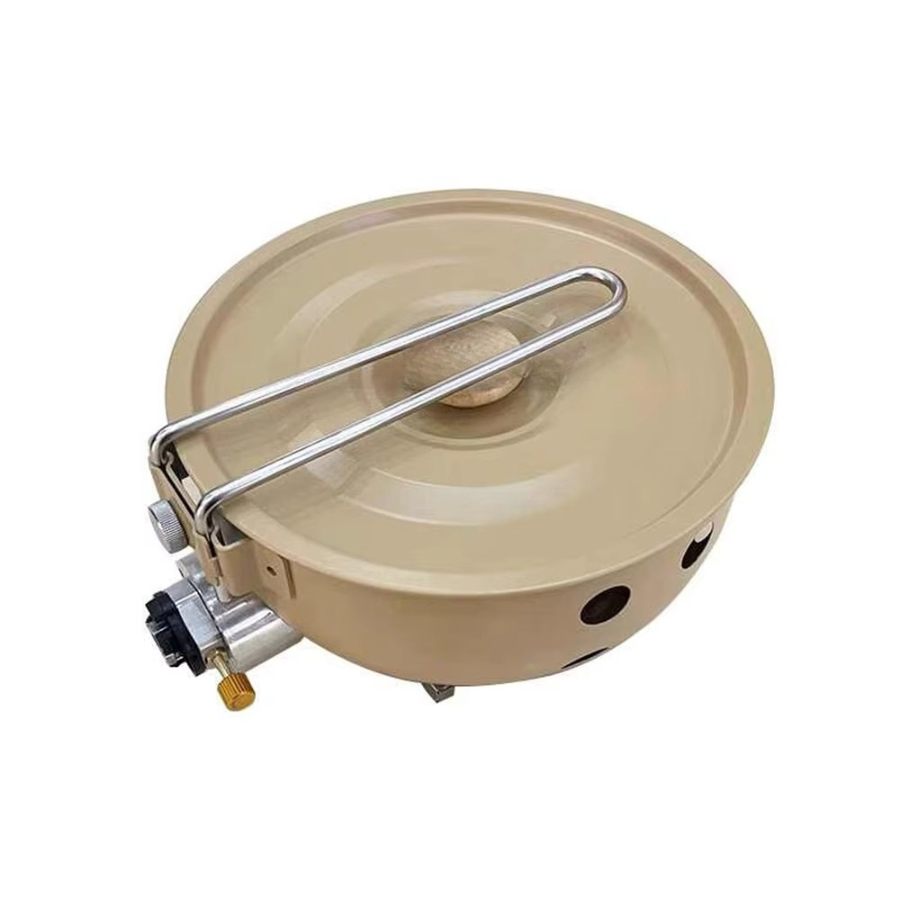 屋外用ポータブルカセットコンロ、一体型鍋付き、キャンプやピク - Camping Hiking Cooking のレビューと価格