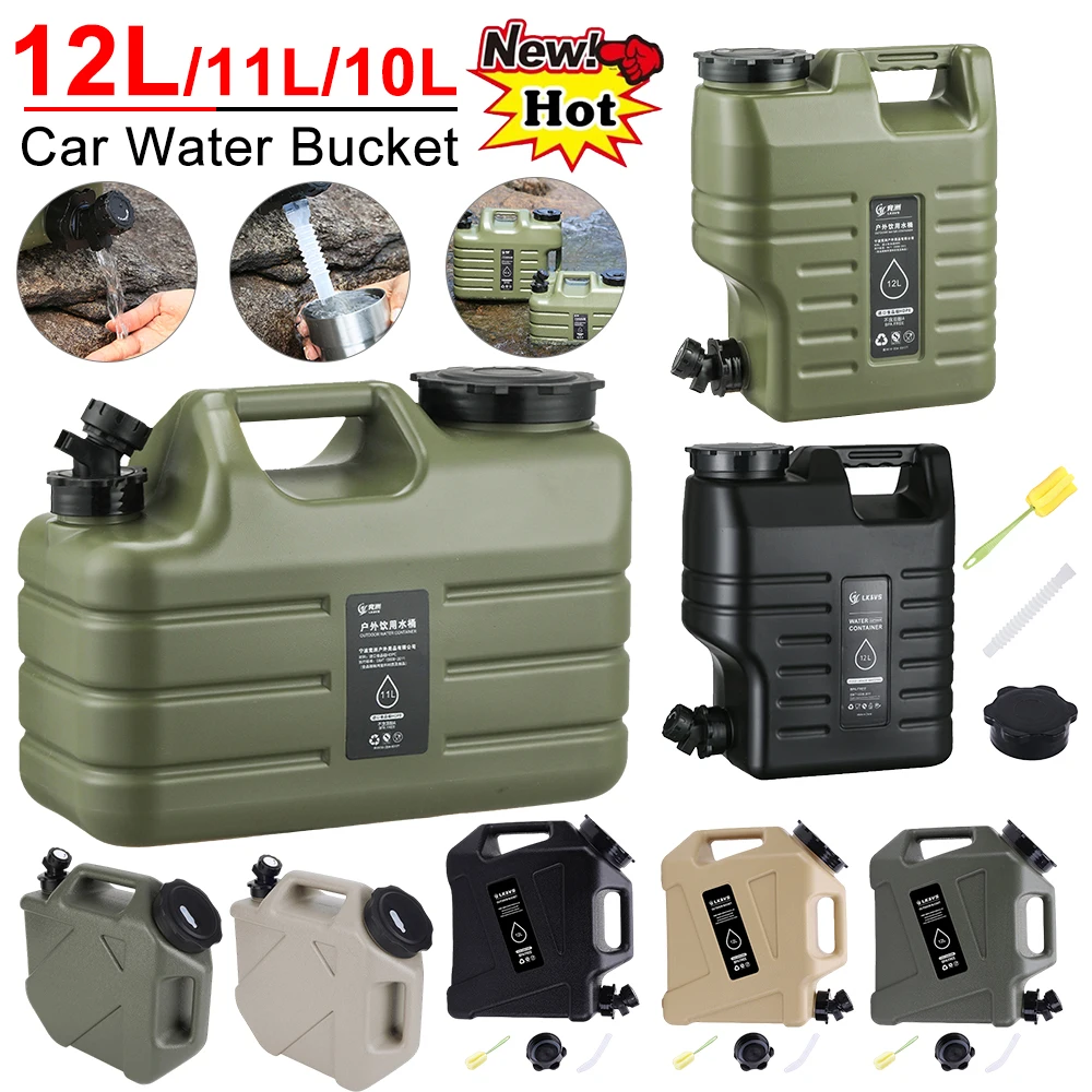 大容量ポータブルカーウォーターバケツ、キャンプコンテナ、屋外 - Camping Cooking Container のレビューと価格
