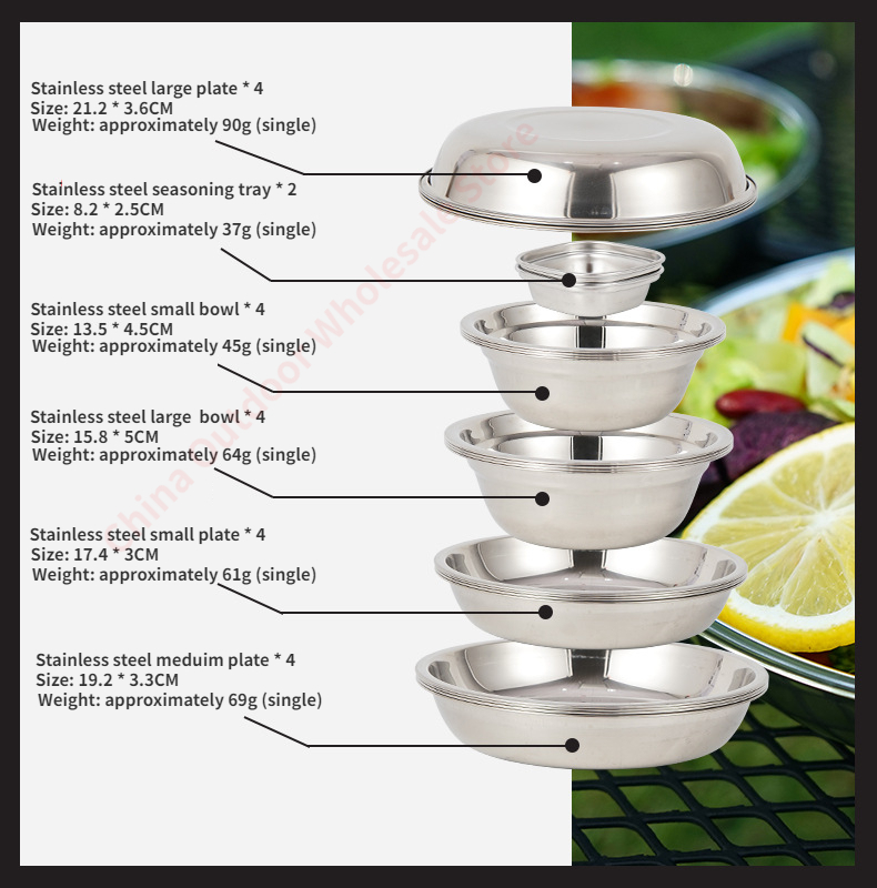 新登場！キャンプ用携帯食器セット（22点セット）。アウトドア - Camping Cooking Dining Set のレビューと価格