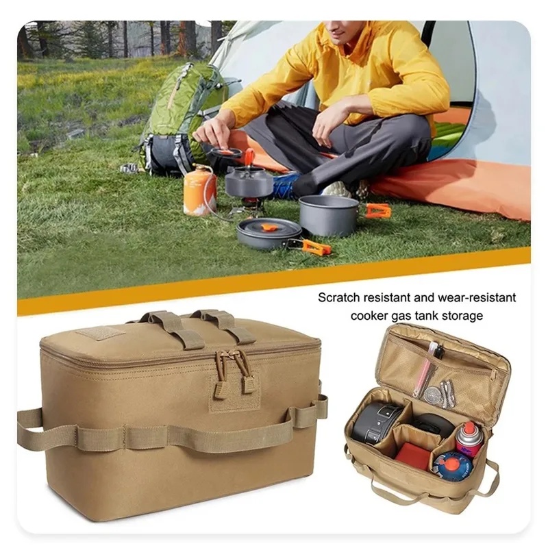 大容量のキャンプ用品収納バッグ。テントの付属品、調理器具、ピ - Camping Cooking Organizer のレビューと価格