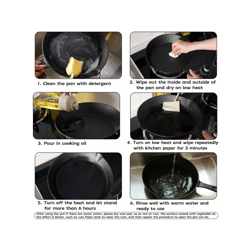 黒色の3/4/5個入り鋳鉄製フライパン、油切り口付き、オーブ - Quality Camping Cooking Set のレビューと価格