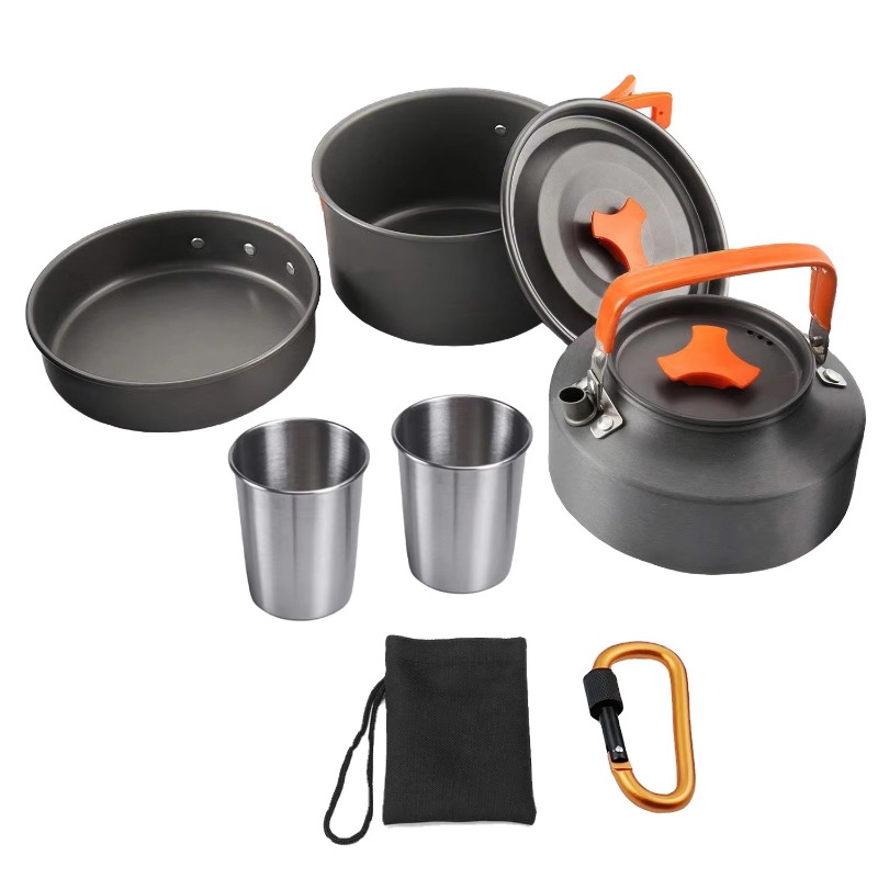 高品質アウトドア軽量キャンプストーブ、陽極酸化アルミニウム製 - Quality Camping Cooking Set のレビューと価格