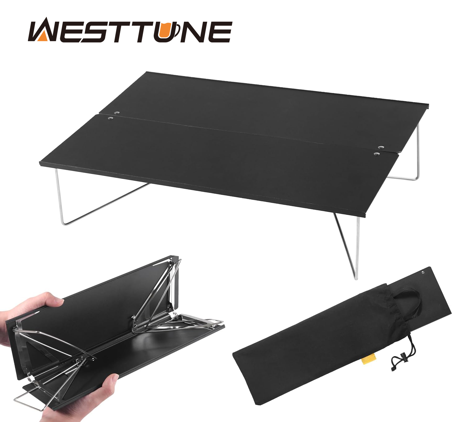Westtune-ミニポータブルキャンプテーブル,超軽量折り - Camping Cooking Table のレビューと価格