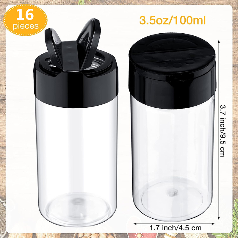 LMETJMA クリアプラスチックスパイスジャー シェーカー - Camping Cooking Container のレビューと価格