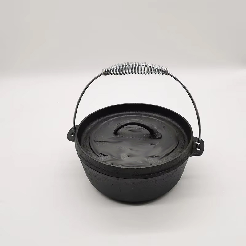 2QT鋳鉄キャンプダッチオーブン20cm鉄鍋20cm屋外吊り - Camp Dutch Oven Cast のレビューと価格
