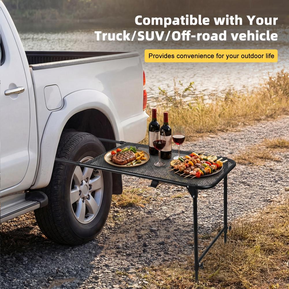タイヤマウントキャンプデスク、テールゲートパーティー、ピクニ - Camping Cooking Table のレビューと価格